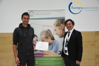 Im Zuge der eEducation Fachtagung in Linz wurde dem Europagymnasium das Zertifikat für den eEducation Expert+ Status verliehen. 💻🏅📜 #eeducation #expert+ #europagymnasiumklagenfurt
